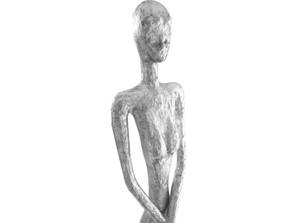 Lottie Sculpture, Resin, Silver Leaf - image 3