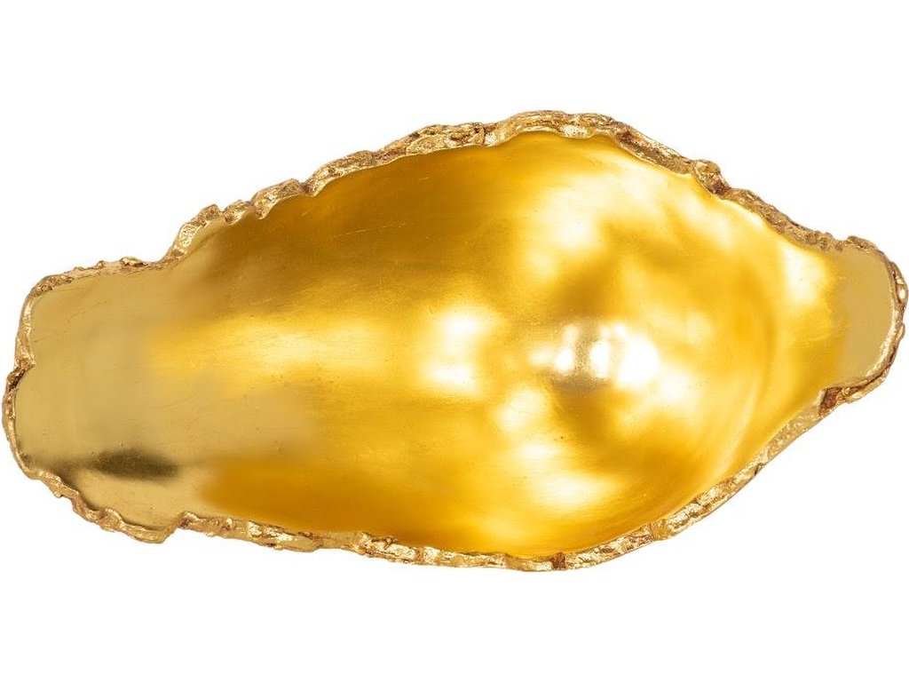 Burled Vase, Gold Leaf - image 1
