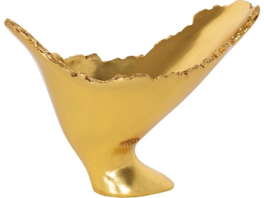 Burled Vase, Gold Leaf - image 2