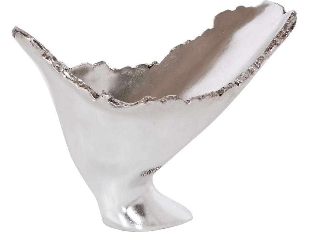 Burled Vase, Silver Leaf - image 2