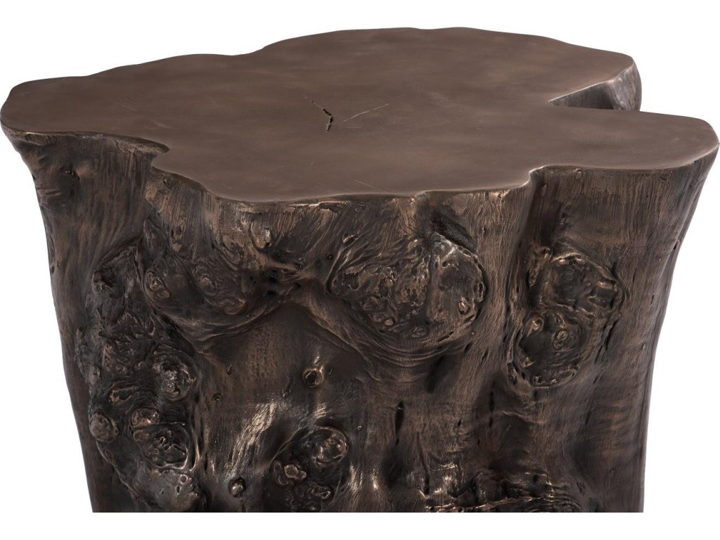 Log Side Table, Bronze - image 3