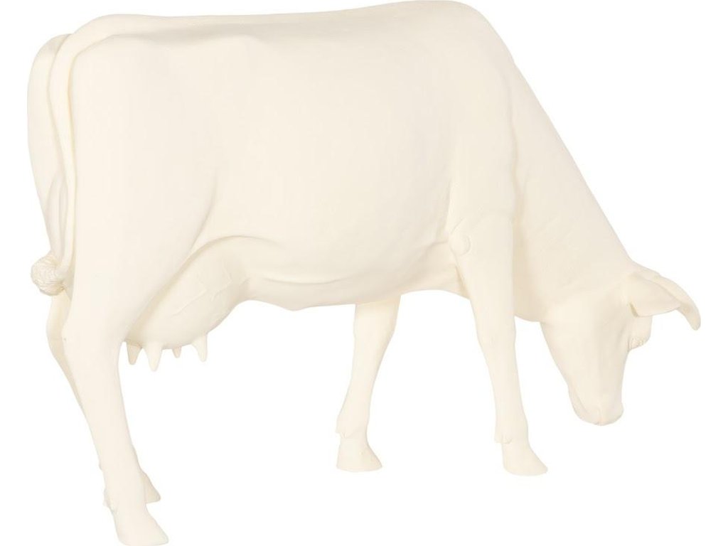 Life Size Cow, Grazing, Off White - image 3