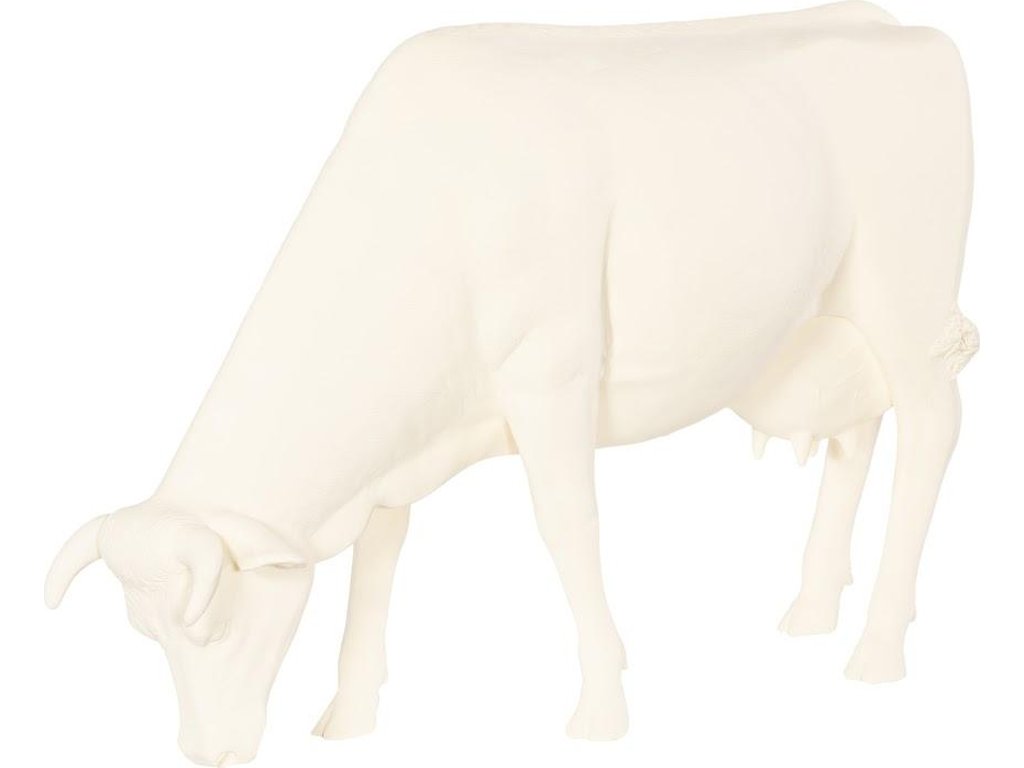 Life Size Cow, Grazing, Off White - main image