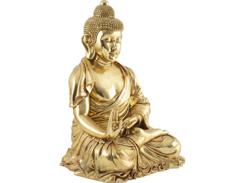 Enchanting Buddha, Gold Leaf - image 1
