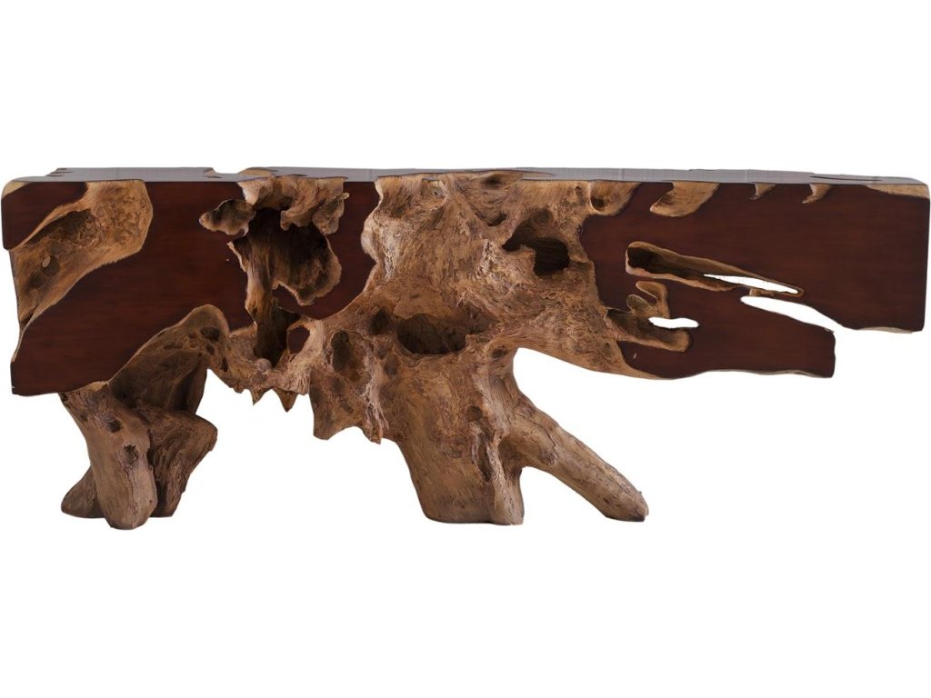 Freeform Console Table, Faux Bois, LG - main image