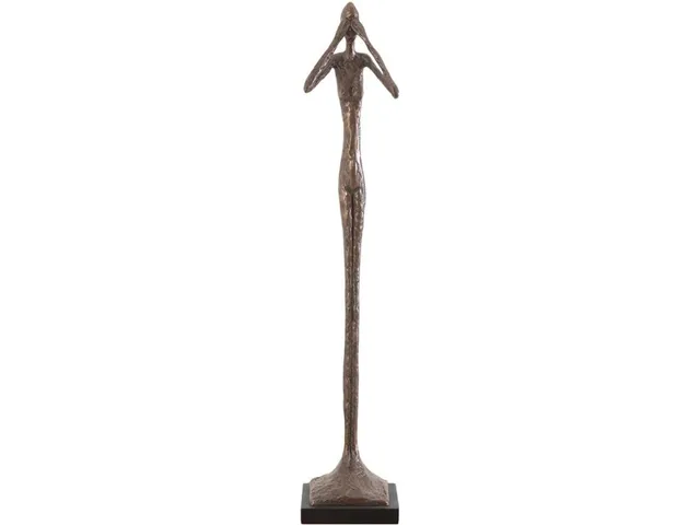 See No Evil Slender Sculpture, Small, Resin, Bronze Finish