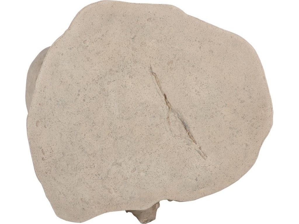 Log Stool, Roman Stone, LG - image 1