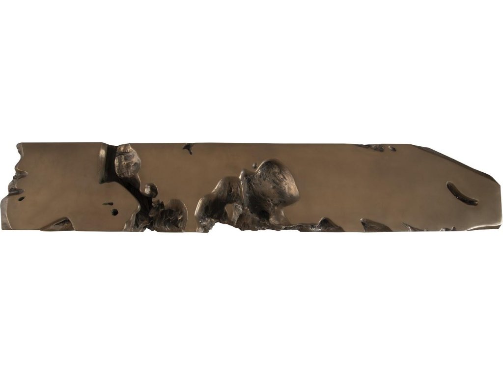 Freeform Console Table, Polished Bronze - image 1
