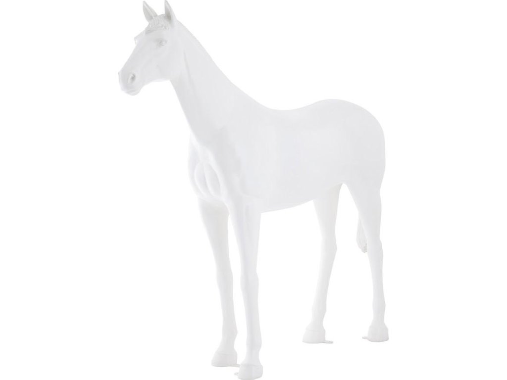 Life Size Horse, White - main image