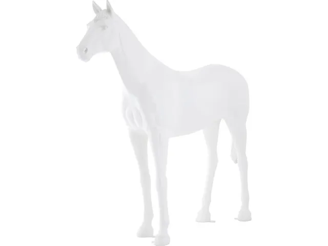 Life Size Horse, White