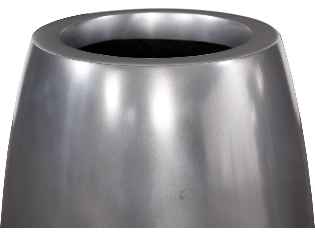 Elonga Planter, Polished Aluminum, SM - image 2