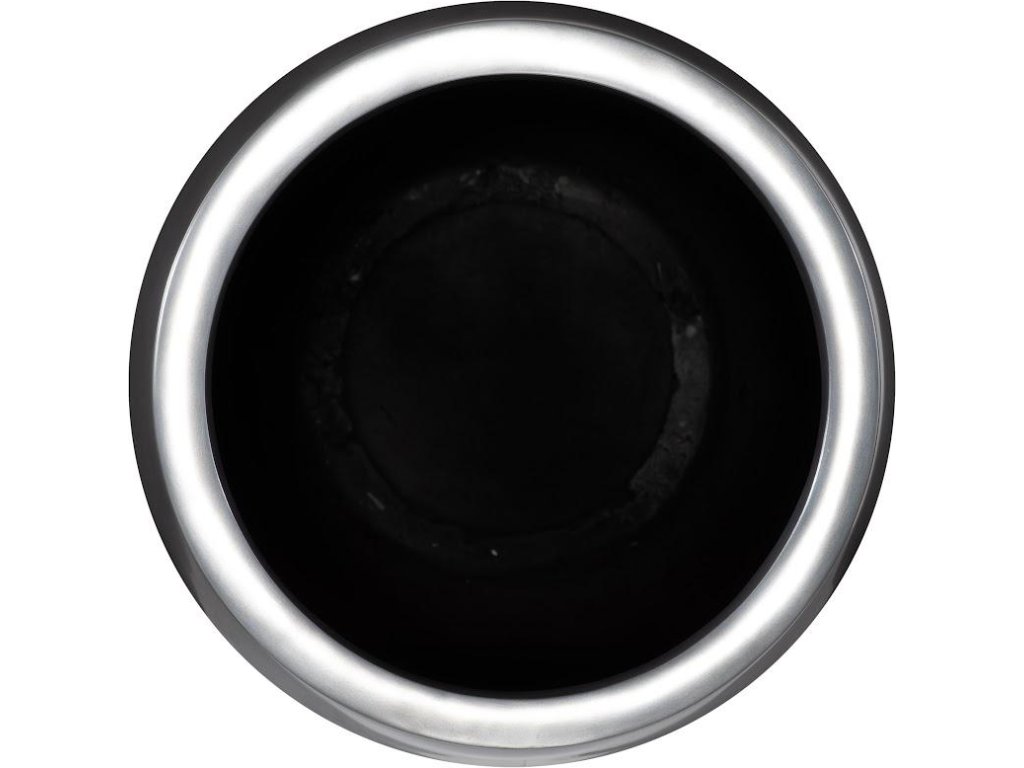 Elonga Planter, Polished Aluminum, LG - image 1