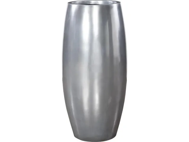 Elonga Planter, Polished Aluminum, LG