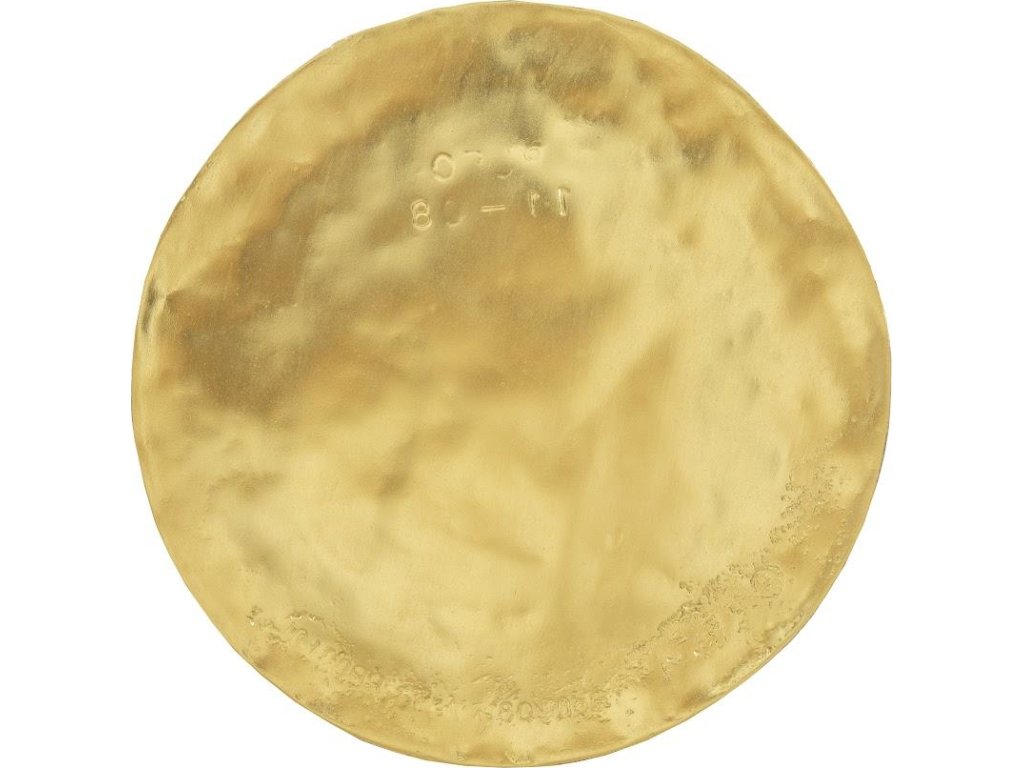 Cast Oil Drum Wall Discs, Gold Leaf, Set of 4 - image 2