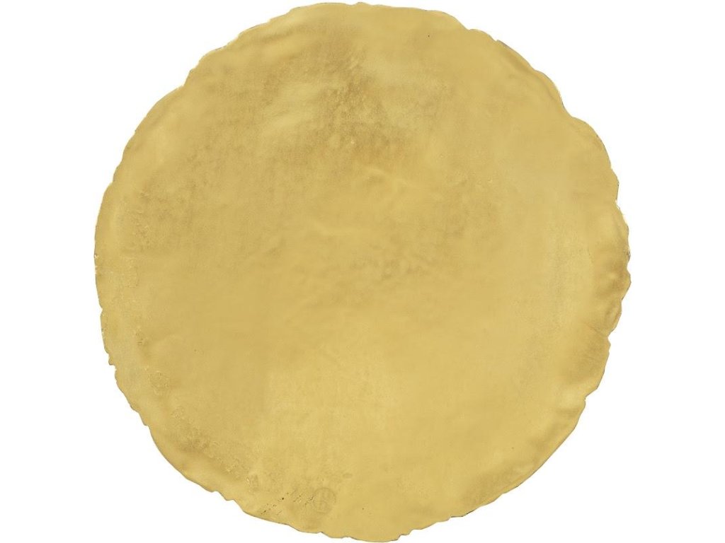 Cast Oil Drum Wall Discs, Gold Leaf, Set of 4 - image 3