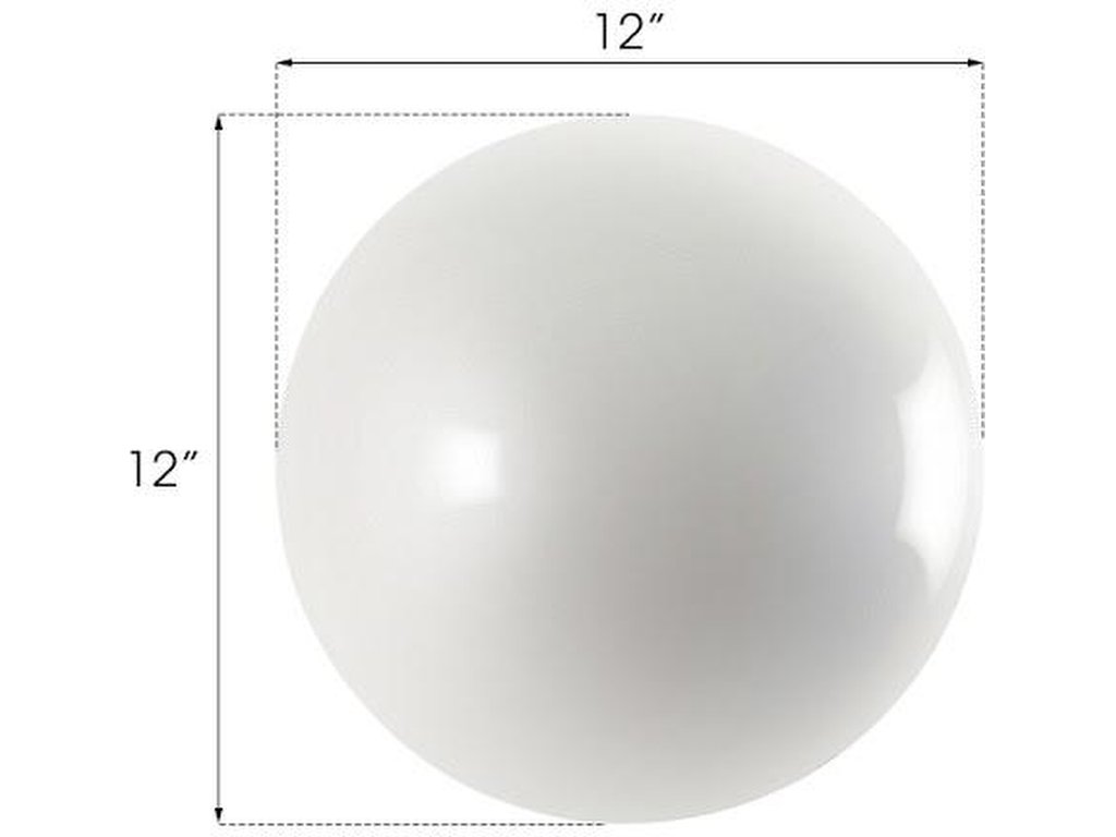 Ball on the Wall, Small, Pearl White - image 1