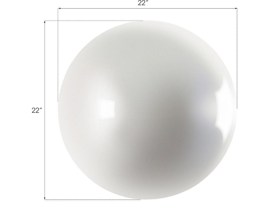 Ball on the Wall, Large, Pearl White - image 1
