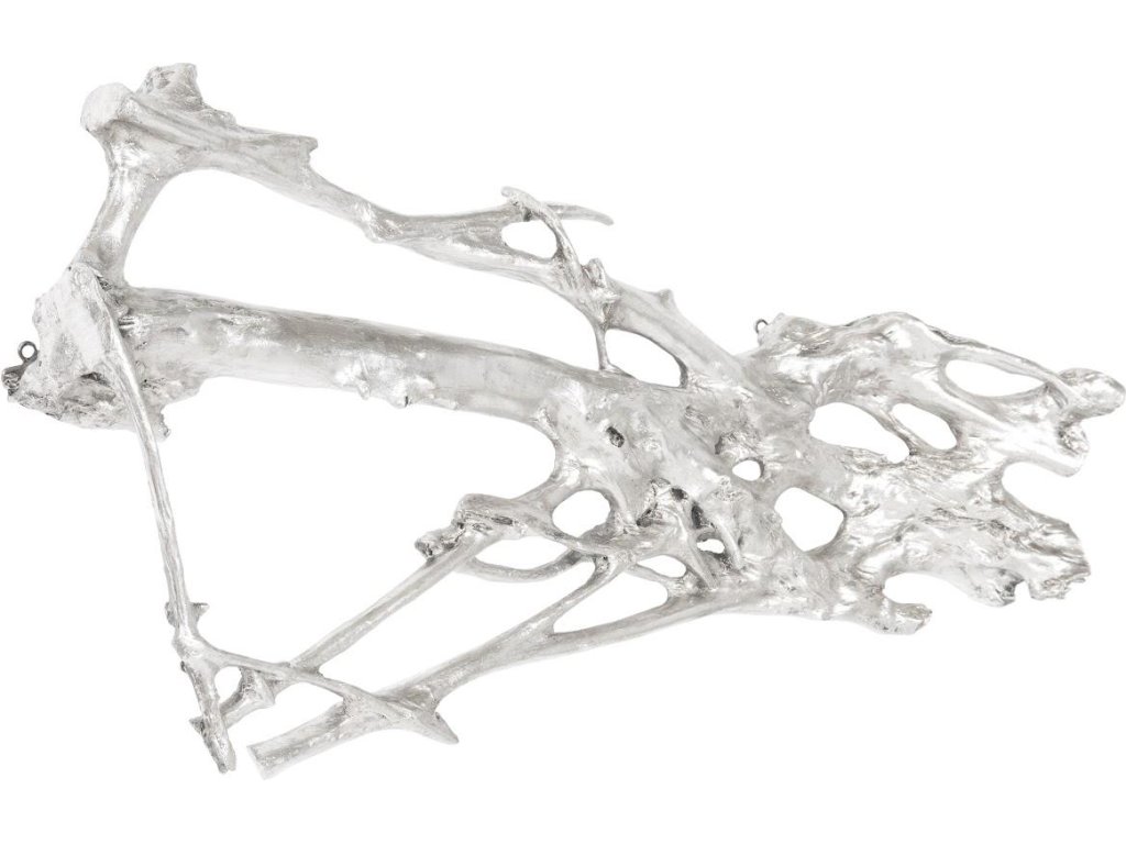 Root Wall Art, Large, Silver Leaf - image 1