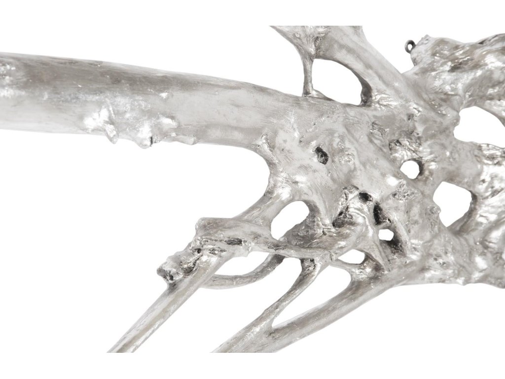 Root Wall Art, Large, Silver Leaf - image 2