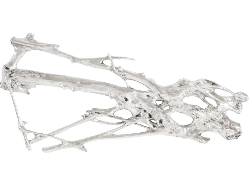 Root Wall Art, Large, Silver Leaf - main image