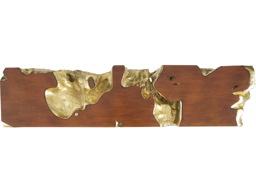 Freeform Console Table, Gold Leaf, SM - image 1