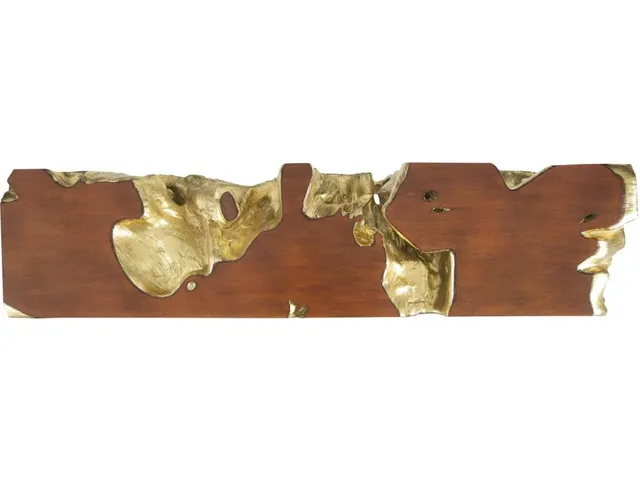 Freeform Console Table, Gold Leaf, SM - Alternative View