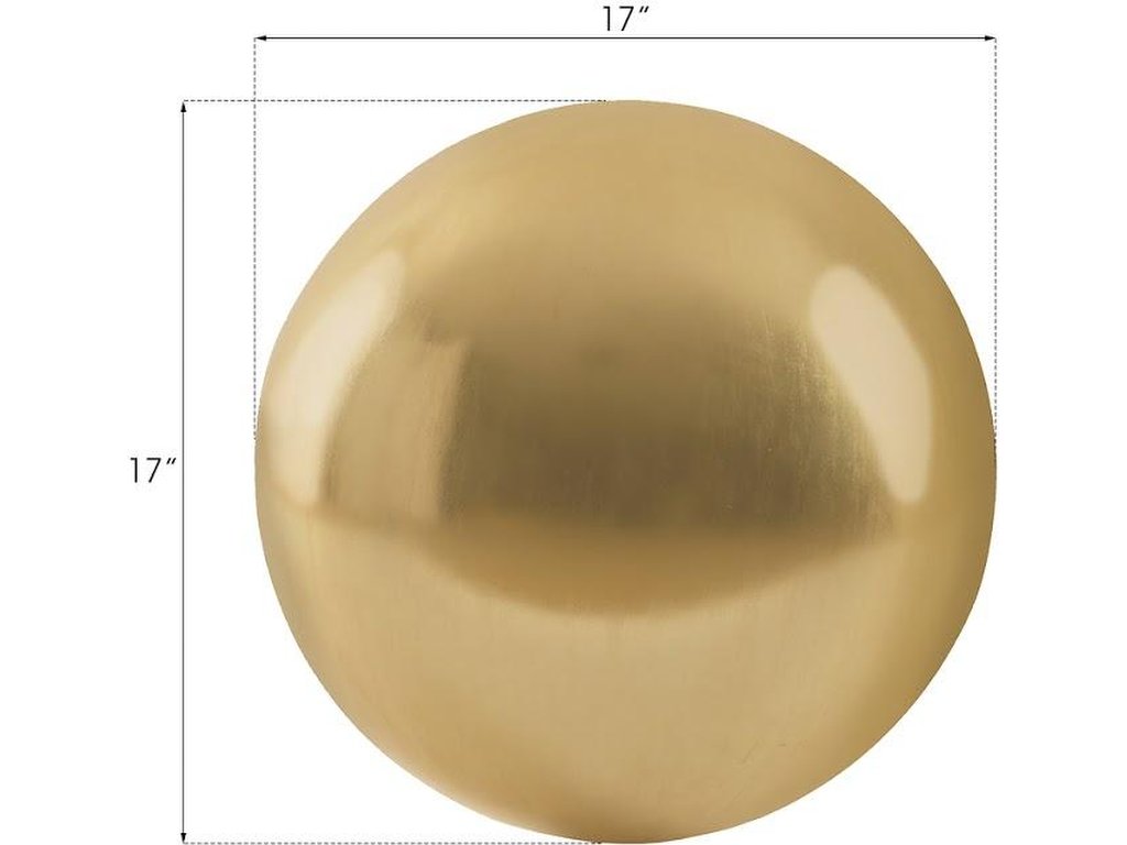 Floor Ball, Medium, Gold Leaf - image 1