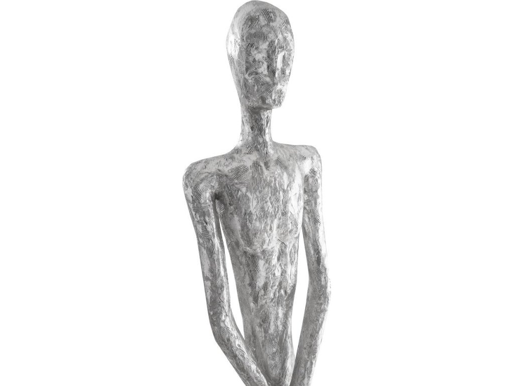 Lloyd Sculpture, Resin, Silver Leaf - image 3
