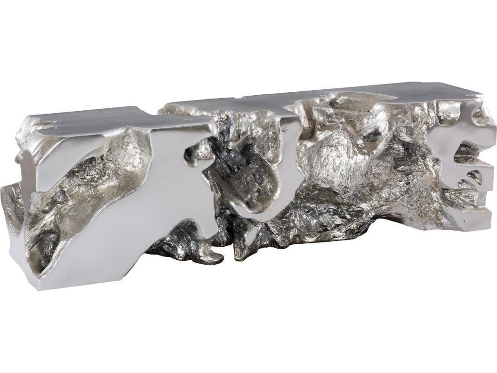 Freeform Bench, Silver Leaf - main image