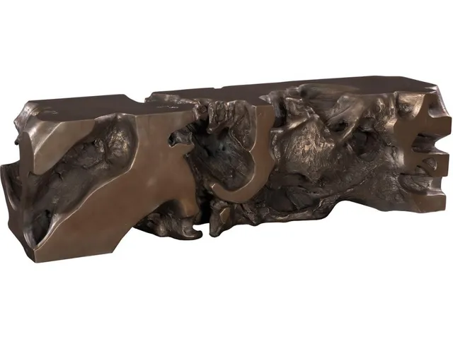 Freeform Bench, Bronze