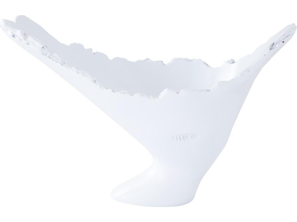 Burled Vase, Glossy White - image 2
