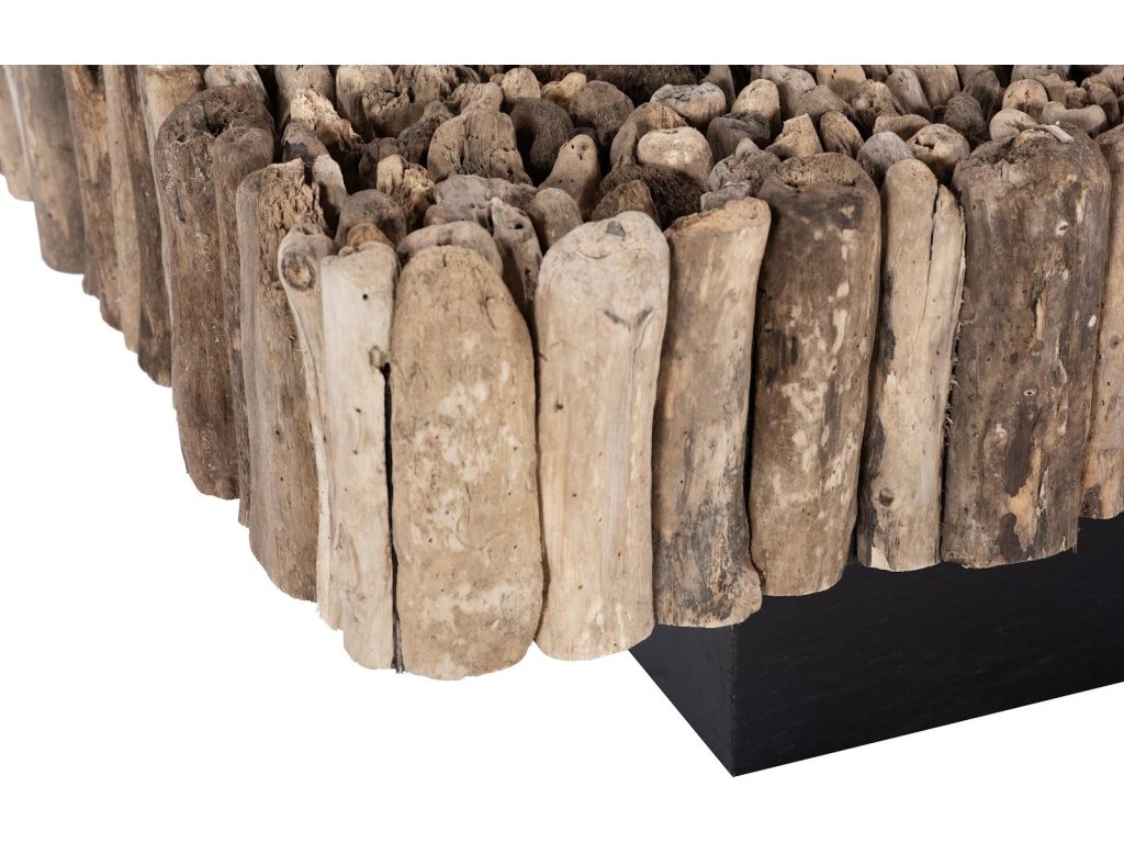 Manhattan Coffee Table, Square, with Glass - image 3