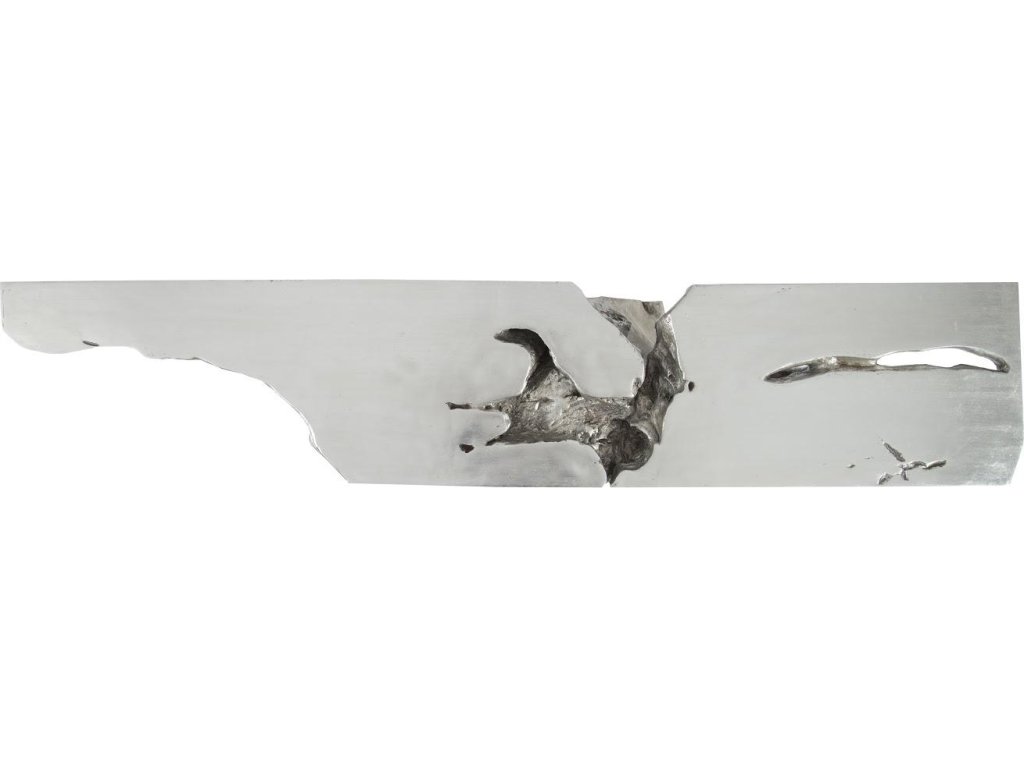Crown Console Table, Silver Leaf - image 1