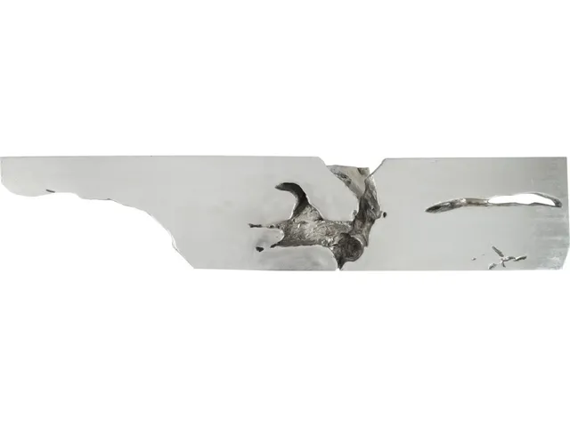 Crown Console Table, Silver Leaf - Alternative View