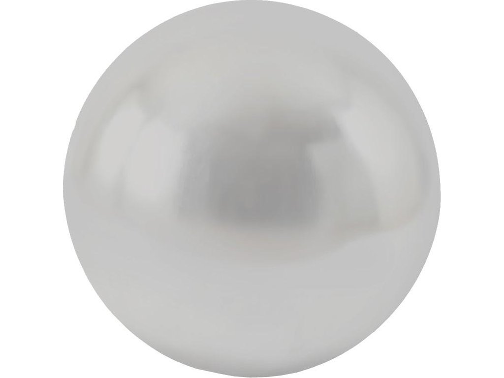 Floor Ball, Large, Silver Leaf - main image
