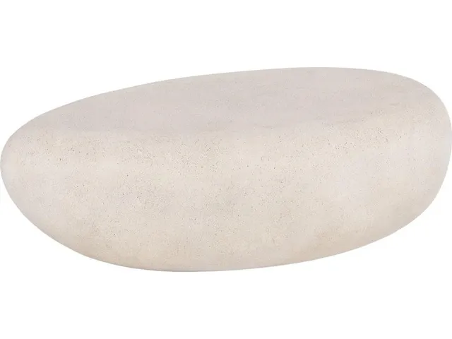 River Stone Coffee Table, Roman Stone, Small
