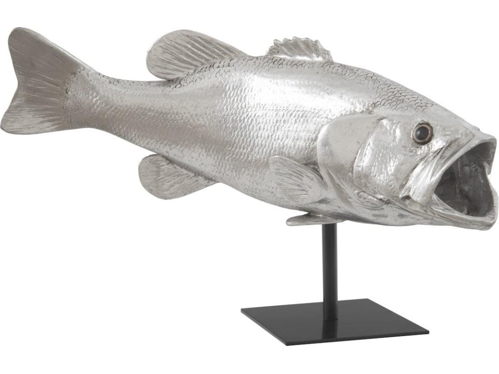 Large Mouth Bass Fish, with Stand - main image