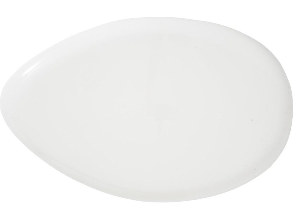 River Stone Coffee Table, Gel Coat White, Small - image 1
