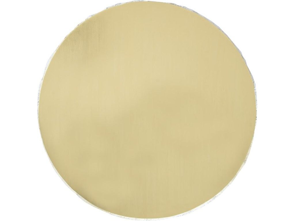 Broken Egg Coffee Table, White and Gold Leaf - image 1