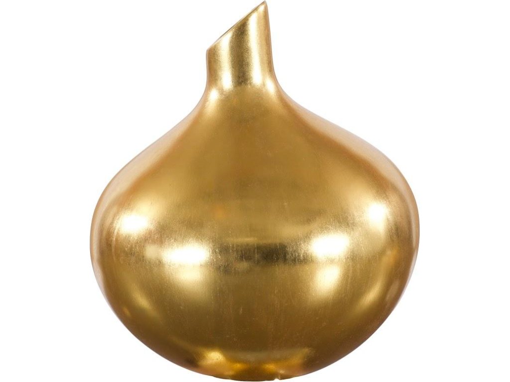 Katha Vase, Gold Leaf - image 1