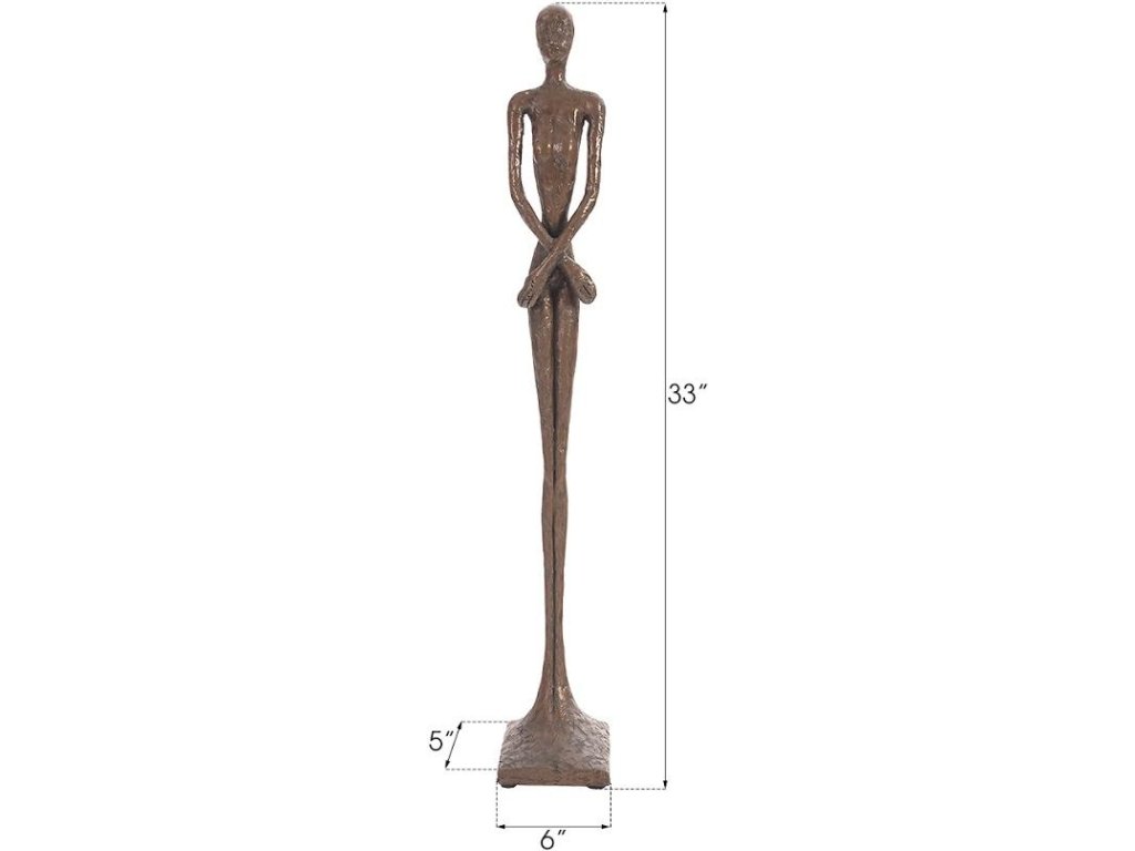 Lottie Sculpture, Small, Resin, Bronze Finish - image 1