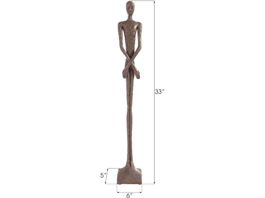 Lloyd Sculpture, Small, Resin, Bronze Finish - image 1