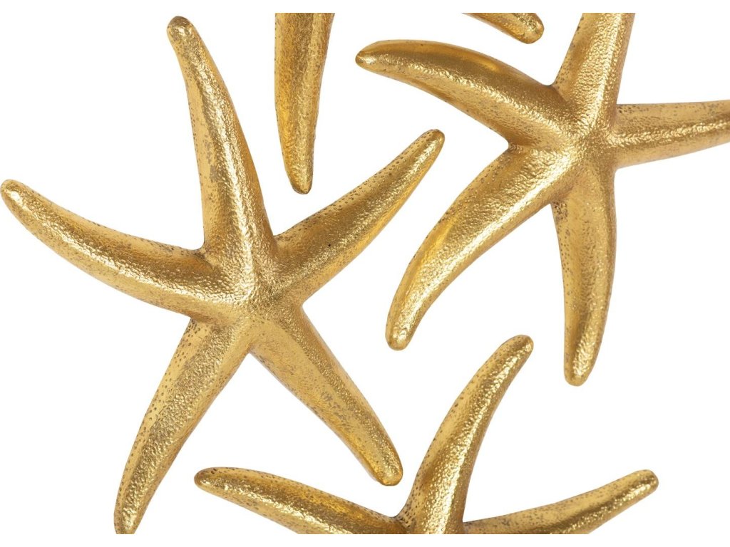 Starfish, Gold Leaf, Set of 4, SM - image 2