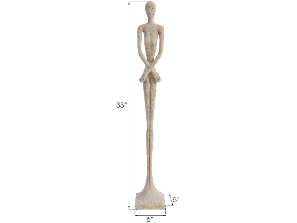 Lottie Sculpture, Small, Resin, Roman Stone - image 1