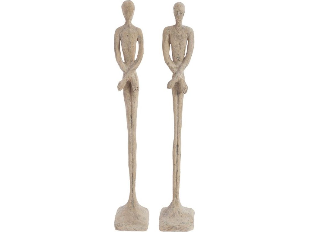 Lloyd and Lottie Sculpture, Extra Small, Resin, Roman Stone - main image