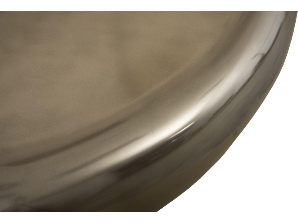 River Stone Coffee Table, Polished Bronze, Large - image 2