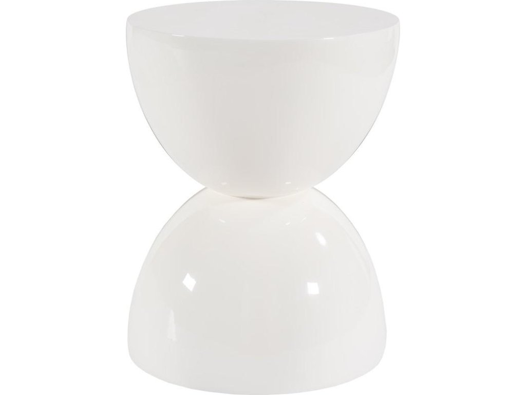 Totem Stool, White Gel Coat, LG - main image