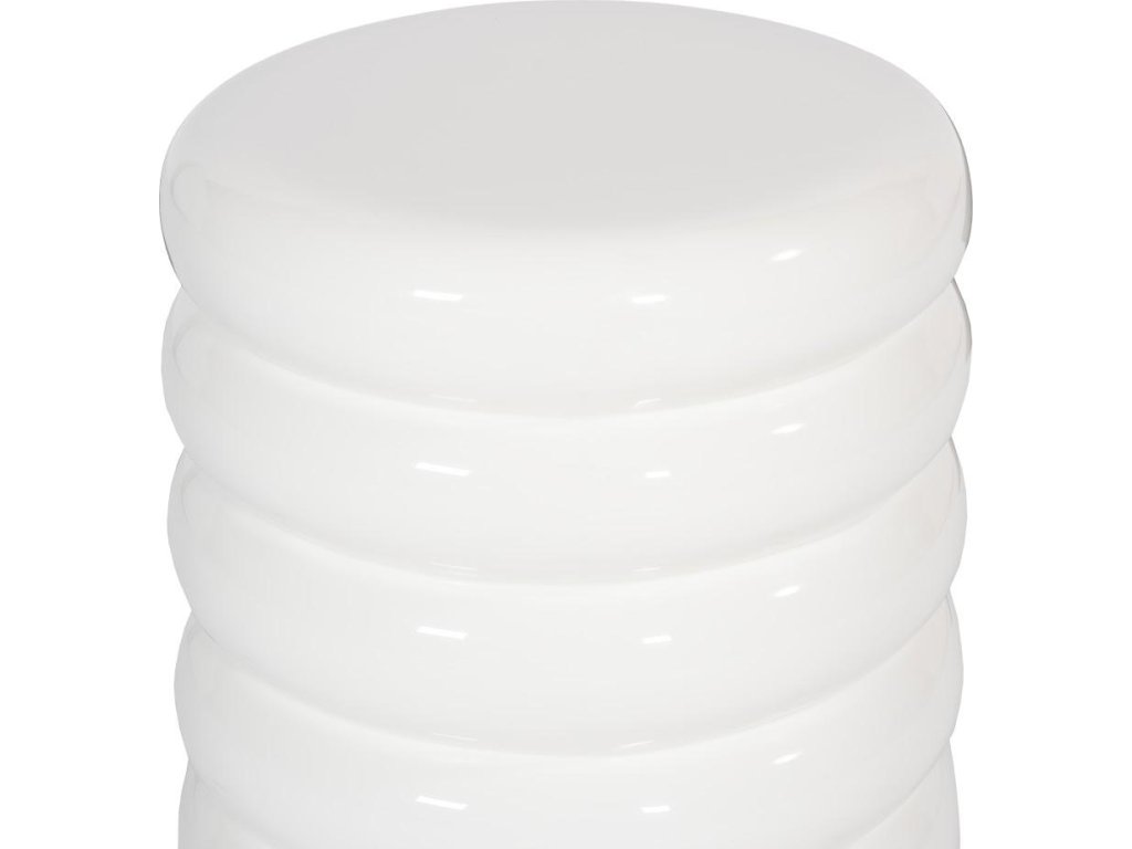 Ribbed Stool, Gel Coat White - image 2