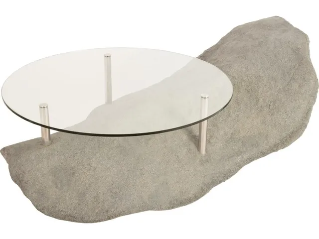 Asteroid Coffee Table, Gray Stone, MD