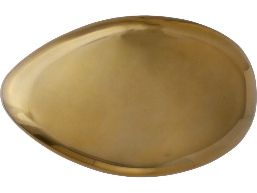 River Stone Coffee Table, Liquid Gold, Small - image 1